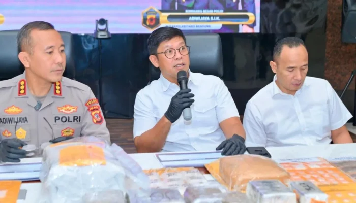 Sabu hingga Ganja Disita, Polisi Tangkap 39 Pengedar di Bandung