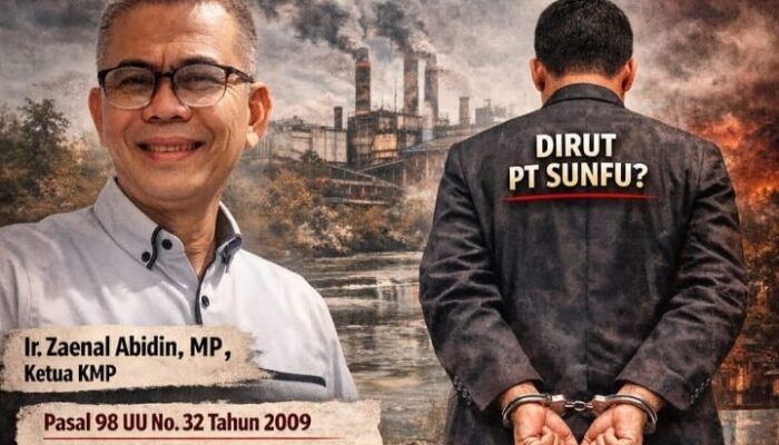 KMP Desak Penahanan Direktur PT SunFu: Unsur Sengaja Pidana Lingkungan dan Pemalsuan Dokumen Dinilai Telah Terpenuhi