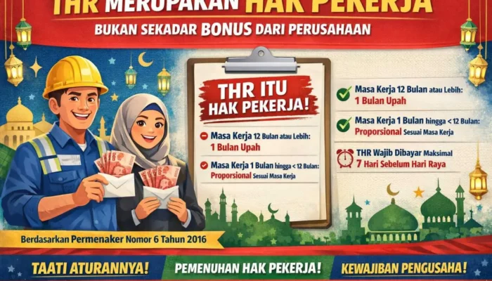 Sudah Kerja 1 Bulan? Anda Berhak Dapat THR