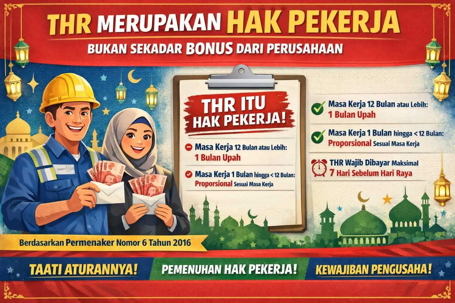 Sudah Kerja 1 Bulan? Anda Berhak Dapat THR
