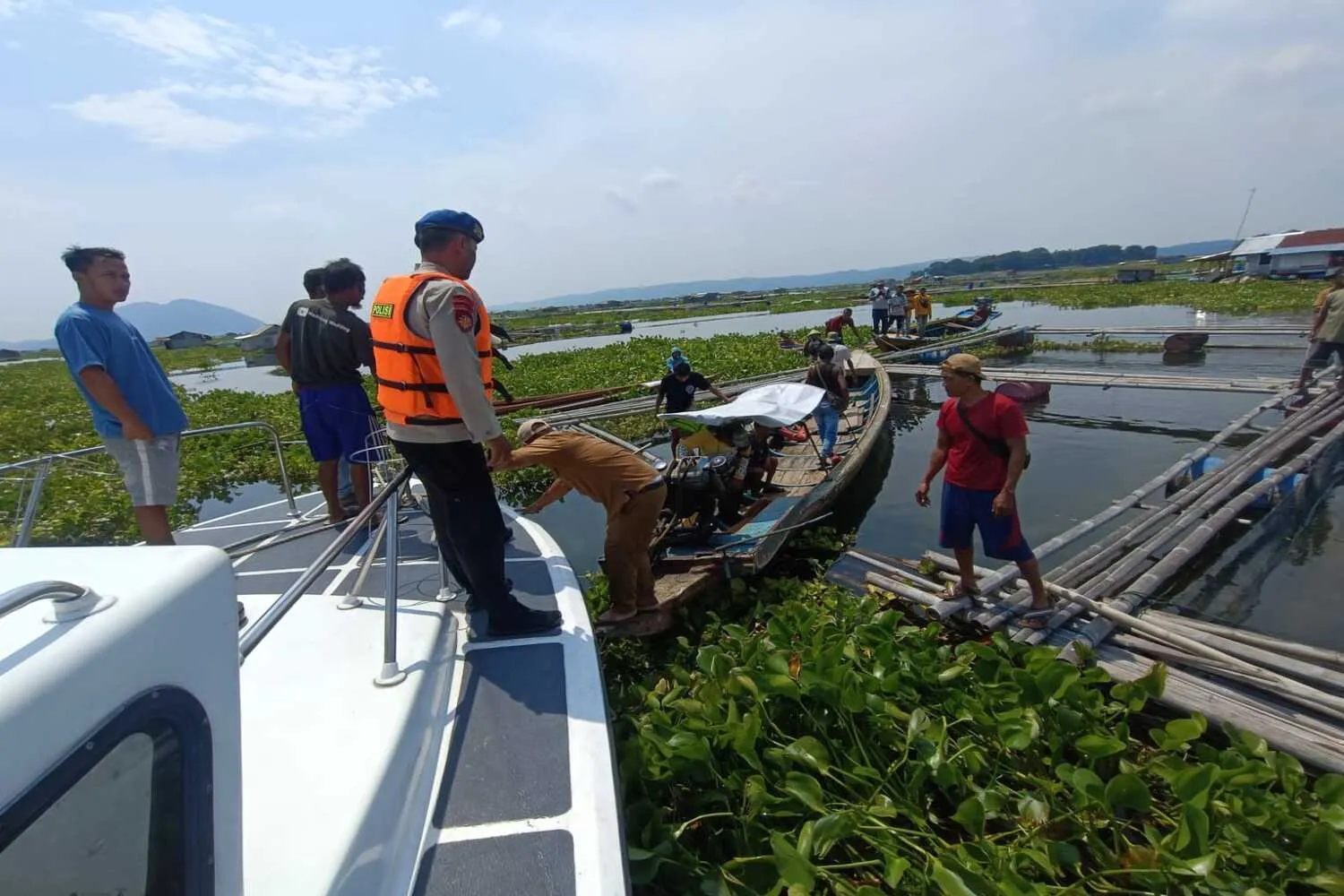 Detik-Detik Penemuan Mayat di Perahu Liar Waduk Jatiluhur Purwakarta