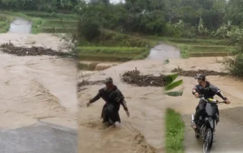 Jembatan Cigadel Diterjang Banjir, Akses Jalan Tanjungsari-Sukawangi Bogor Terputus 3 Jembatan Cigadel Diterjang Banjir, Akses Jalan Tanjungsari-Sukawangi Bogor Terputus