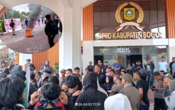 Mahasiswa Bogor Geruduk Kantor DPRD Kabupaten Bogor, Tuntut Transparansi Anggaran 20 Miliar