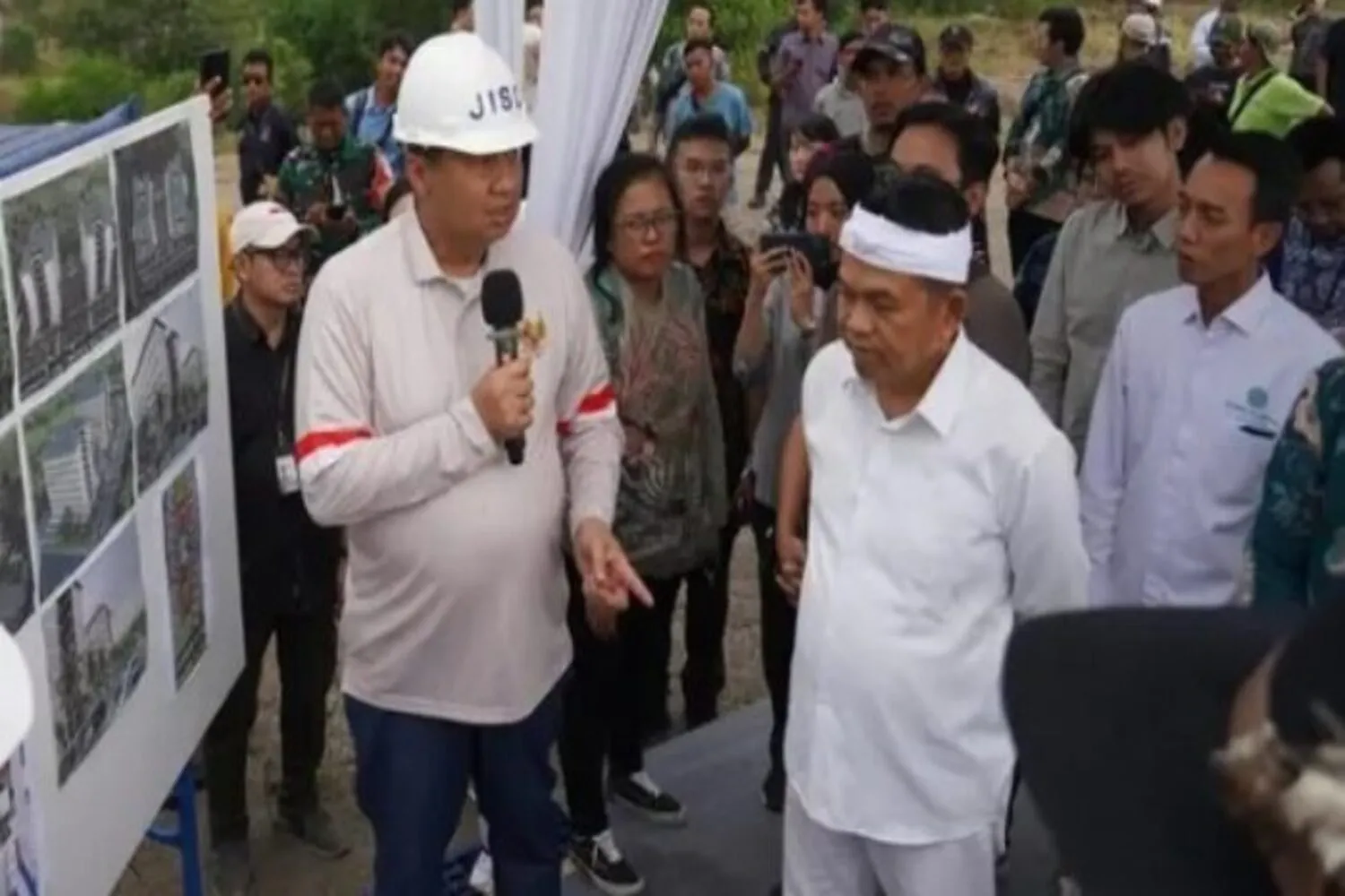 Menteri PKP dan Gubernur Jabar KDM Tinjau Lahan Rencana Pembangunan Apartemen Subsidi Bagi Buruh di Kawasan PT MOS