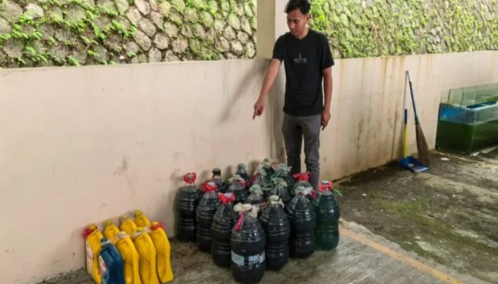 Modus Galon Bekas! Polres Sukabumi Bongkar Penyelundupan Ratusan Liter Pertalite di Tegalbuleud