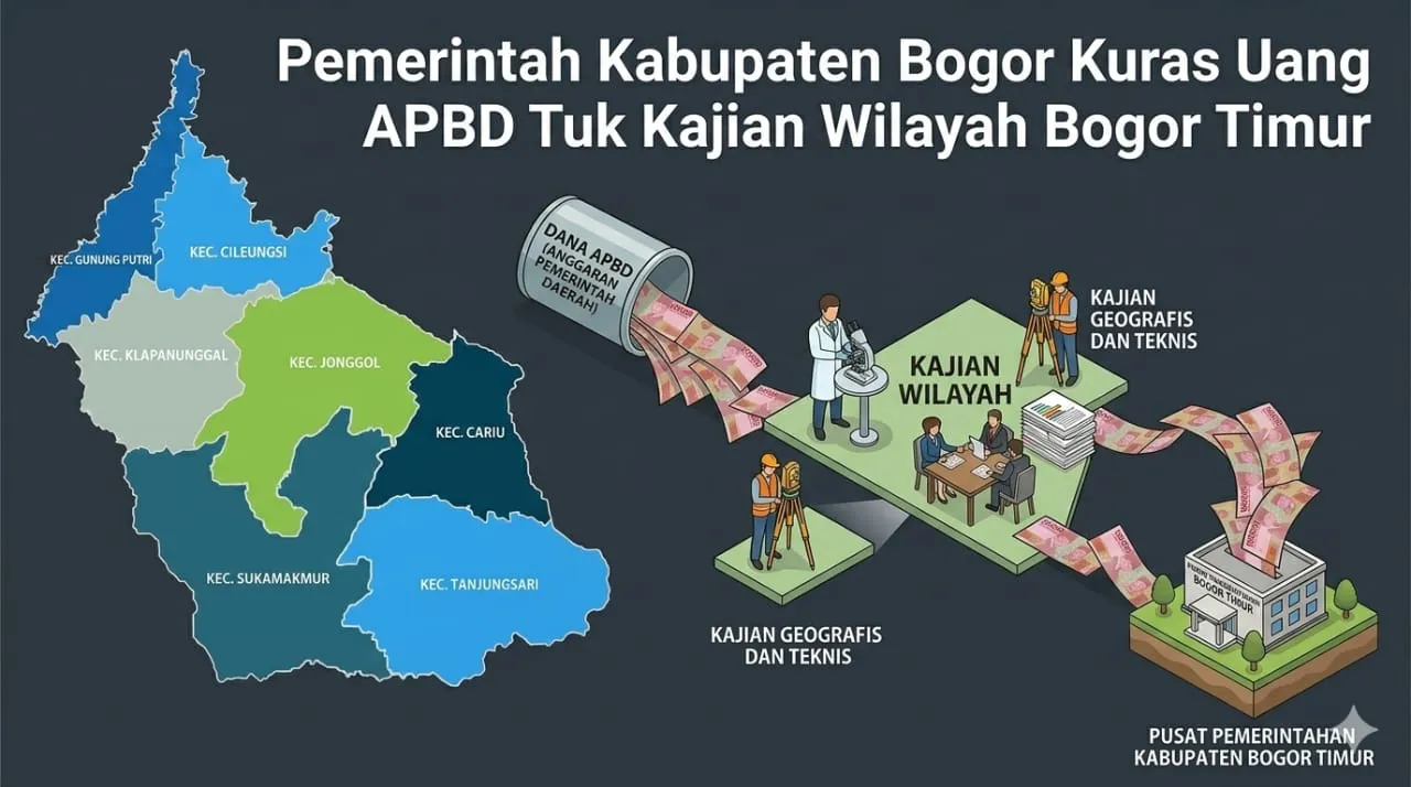Pemerintah Pusat Belum 'Ketok Palu', Pemkab Bogor Sudah Kuras Uang APBD untuk Kajian Wilayah Ibukota Bogor Timur 