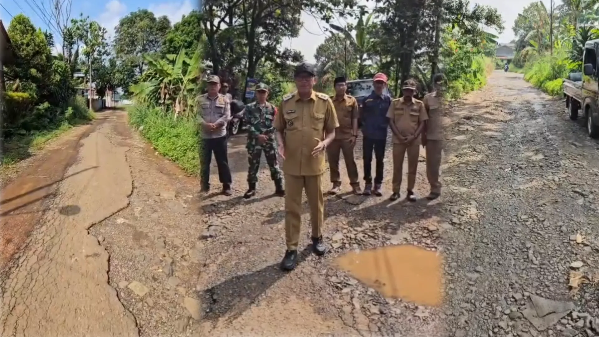 Terkendala Status Aset, Pemdes Cimanggis Bojong Gede Jelaskan Duduk Perkara Perbaikan Jalan Perbatasan Kp. Cipecang