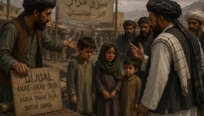 Anak-Anak di Afghanistan Jadi Korban Krisis