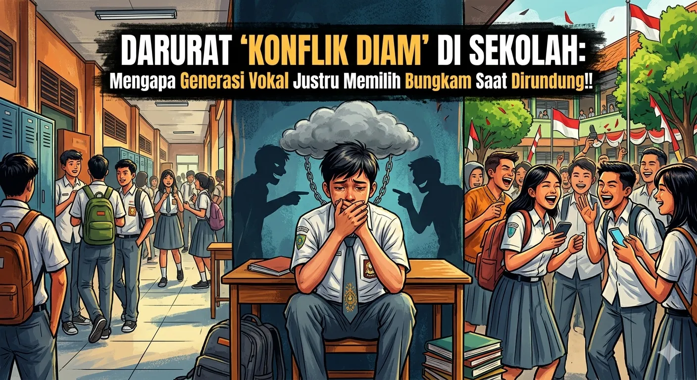 Darurat 'Konflik Diam' di Sekolah; Mengapa Generasi Vokal Justru Memilih Bungkam Saat Dirundung!!