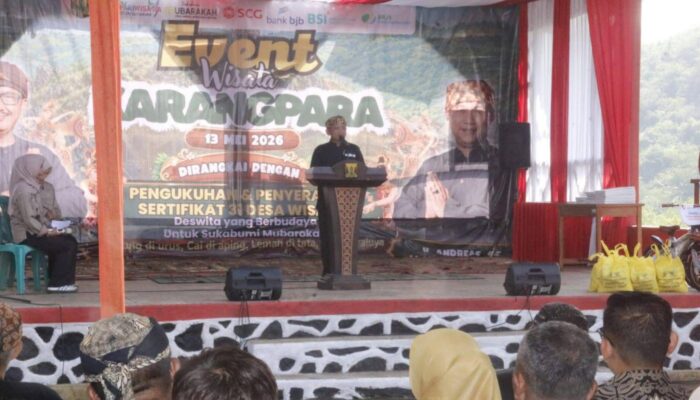 Bupati Sukabumi Kukuhkan 31 Desa Wisata: Dorong Tata Kelola Mandiri dan Berkelanjutan