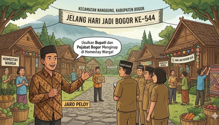 Jelang HJB ke-544 di Kecamatan Nanggung, Jaro Peloy Usulkan Bupati dan Pejabat Bogor Menginap di Homestay Milik Warga