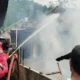 Kebakaran Hebat di Bojongpicung Cianjur, 3 Rumah Hangus