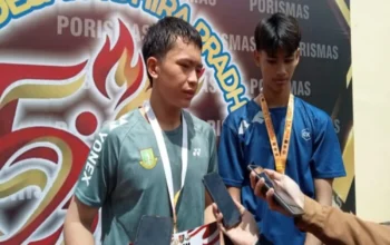 Kilau Prestasi di Porismas Setukpa Lemdiklat Polri Sukabumi: Duet Maut SMK Nurul Ikhwan Sabet Juara Bulu Tangkis