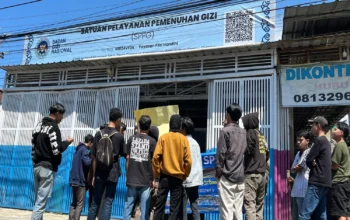 Massa Kepung Dapur MBG di Cianjur, Jalan Sempat Ditutup