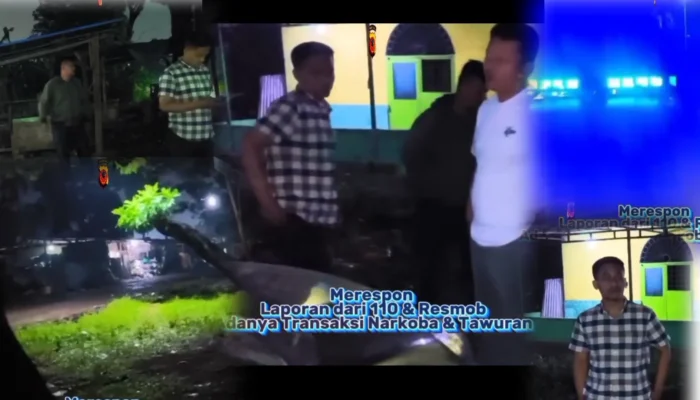 Menanggapi Laporan Hotline 110, Polsek Citeureup Sisir Lokasi Diduga Adanya Transaksi Narkoba dan Tawuran