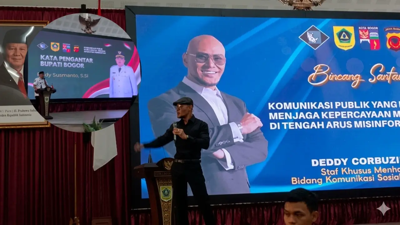 Momen Deddy Corbuzier Roasting Bupati Bogor Dalam Bincang Santai; Jujur, Saya Sangat Salut