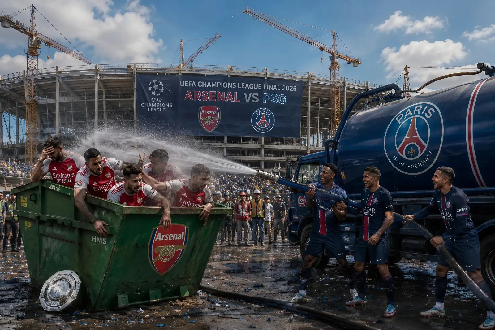 PSG vs Arsenal, Siapa Raja Baru Eropa?