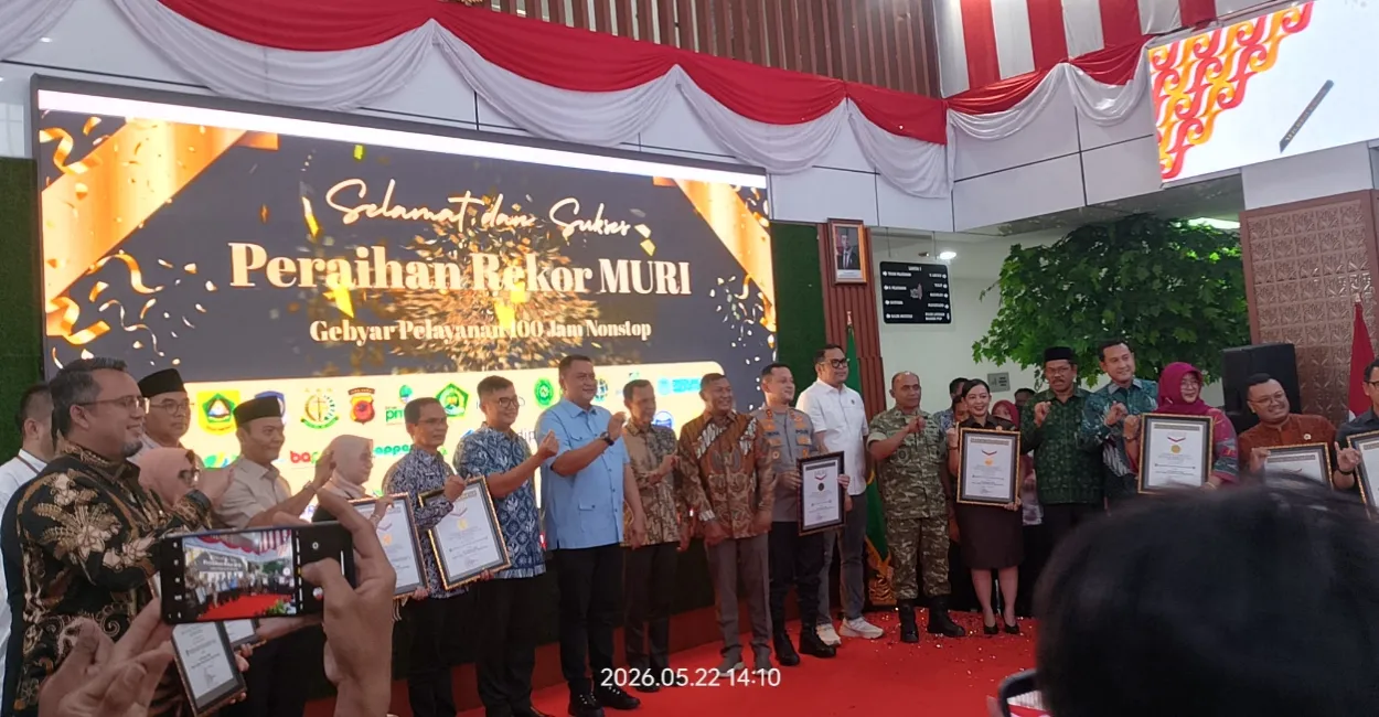 Pecahkan Rekor MURI, Gebyar Pelayanan 100 Jam Nonstop Jadi Kado Terindah HJB ke-544 Kabupaten Bogor