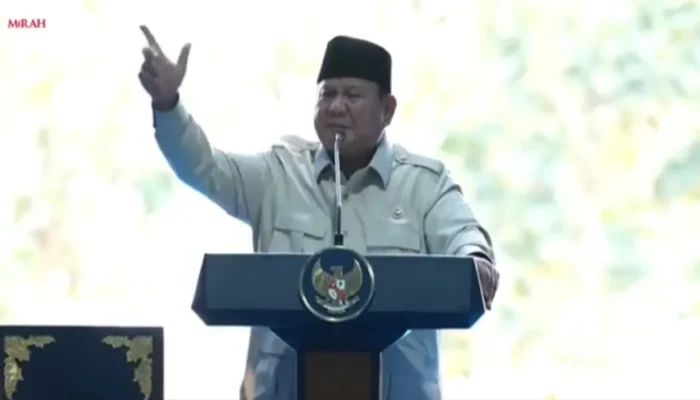 Presiden Prabowo Subianto Tegaskan Pemimpin Tak Becus Harus Dicopot