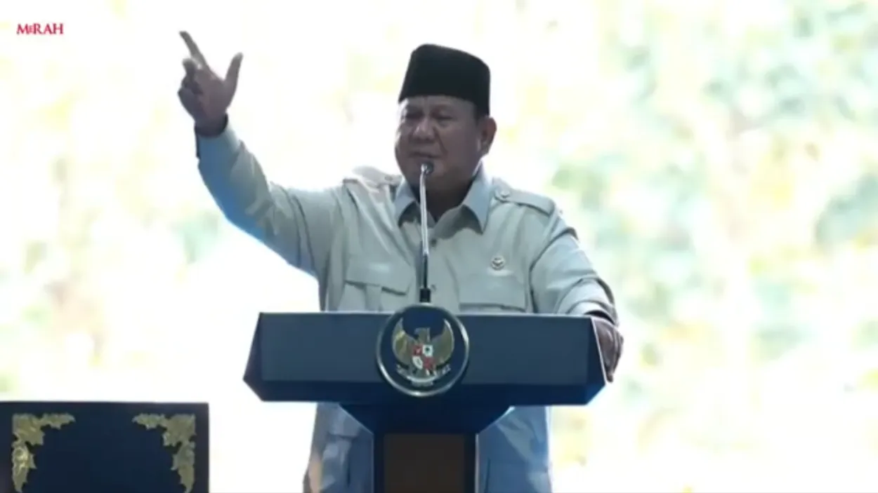 Presiden Prabowo Subianto Tegaskan Pemimpin Tak Becus Harus Dicopot