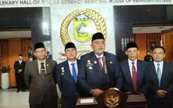 Rudy Susmanto Hadiri Rapat Paripurna DPRD, Bahas Tiga Agenda Strategis Kabupaten Bogor