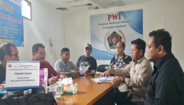 Usung Visi ‘MASAGI’, Bah Anom Resmi Daftar Jadi Bakal Calon Ketua PWI Kabupaten Sukabumi