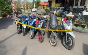 2 Spesialis Curanmor Cianjur Ditangkap, 23 Motor Curian Disita