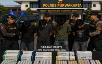 4 Pengedar Obat Keras di Purwakarta Ditangkap, Ratusan Pil Disita