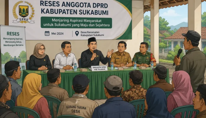 49 Anggota DPRD Kabupaten Sukabumi Turun ke Desa