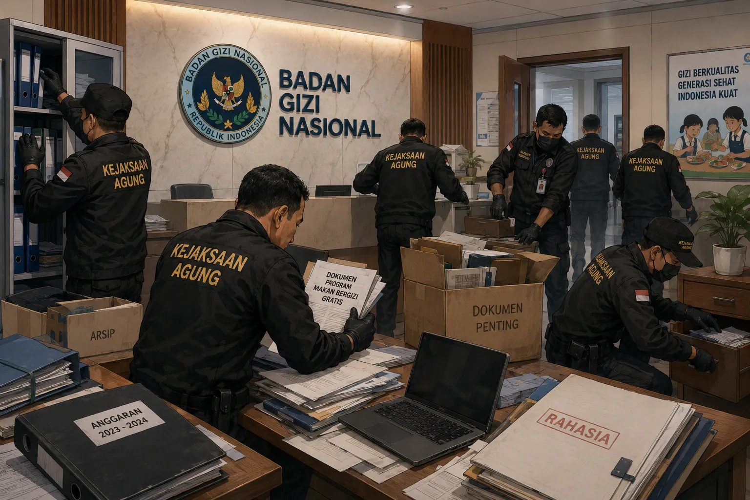 Ada Apa di BGN? Pimpinan Berganti, Kantor Digeledah
