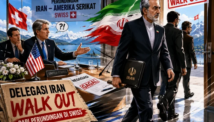 Delegasi Iran Walk Out, Negosiasi dengan AS Sempat Memanas