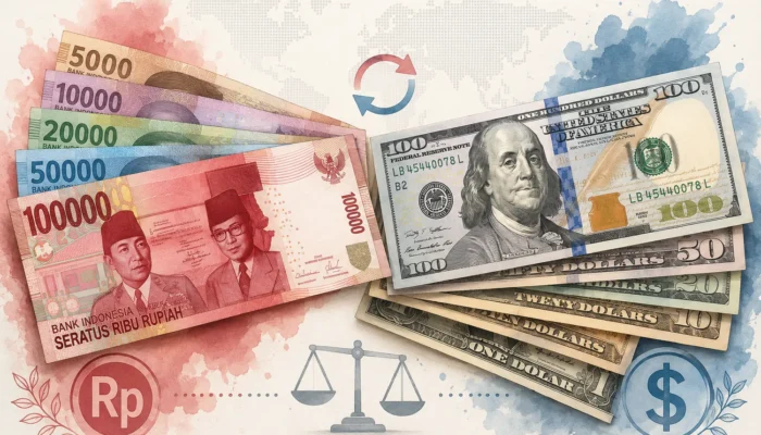 Dolar AS Melemah, Rupiah Tancap Gas hingga 129 Poin