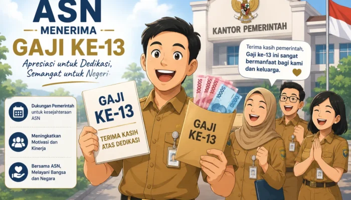 Gaji ke-13 ASN Cair Hari Ini, Siapa yang Dapat?
