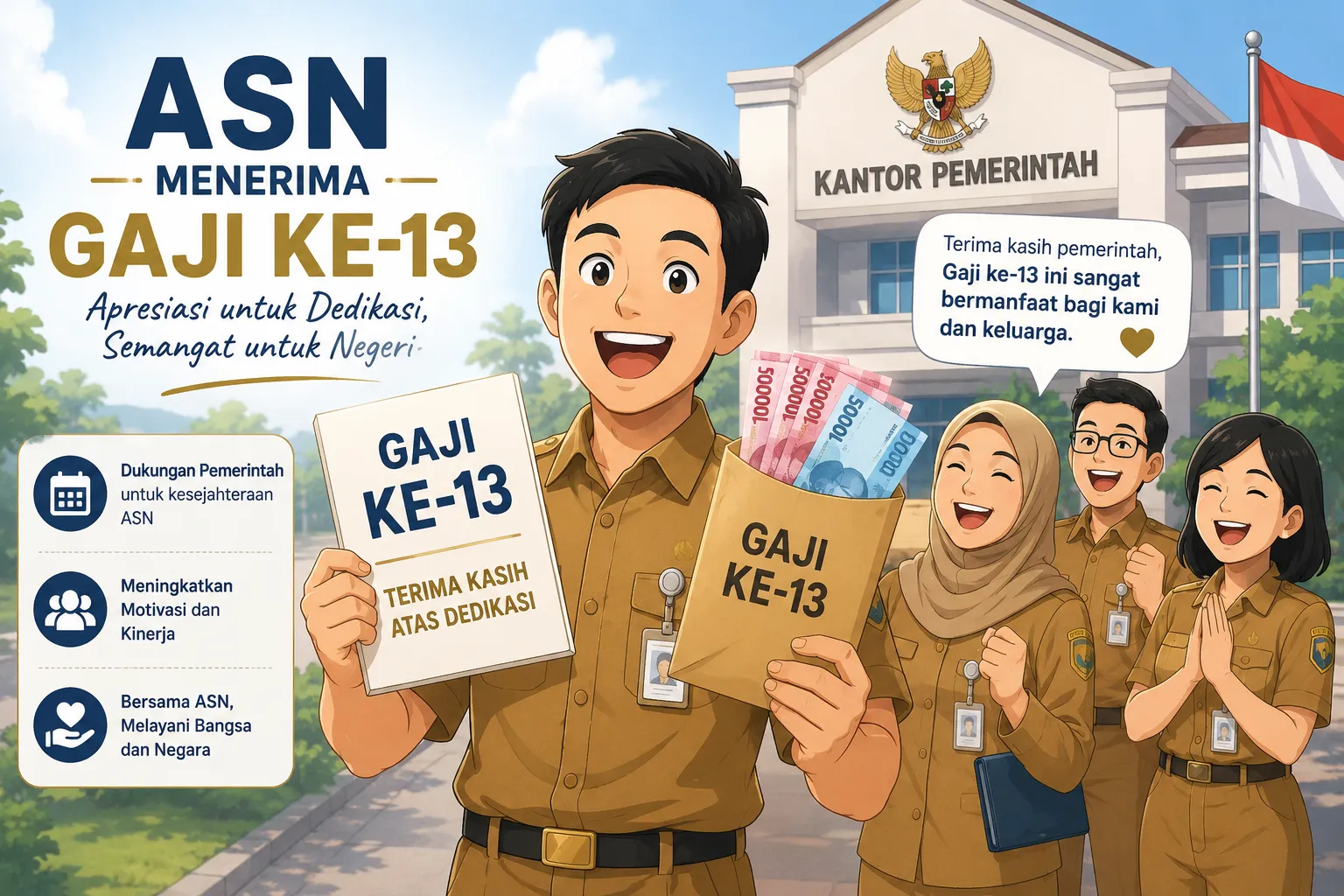 Gaji ke-13 ASN Cair Hari Ini, Siapa yang Dapat? 1 Gaji ke-13 ASN Cair Hari Ini, Siapa yang Dapat?