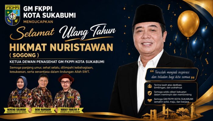 Momen Hangat Milad ‘Papih Sogong’, PC 10.24 GM FKPPI Kota Sukabumi: Beliau Adalah Lentera dan Motivator Perjuangan Kami