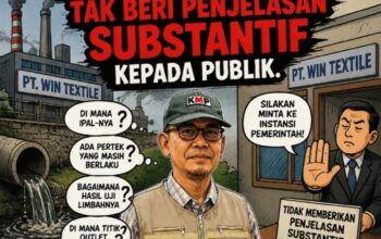 PT Win Textile Purwakarta Enggan Menjawab Substansi Pengelolaan Limbah