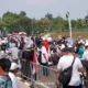 Kawasan Tegar Beriman Cibinong Dipadati Massa Aksi Dukung Program Prabowo Subianto dan Lanjutkan Program MBG