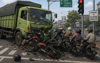 Kecelakaan Maut di Simpang Unisma Bekasi, Pengemudi Ojol Tewas