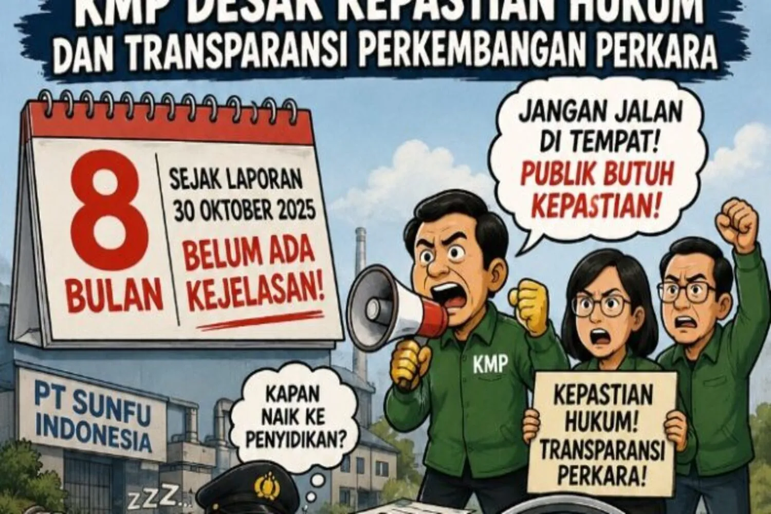 Komunitas Madani Purwakarta Desak Aparat Penegak Hukum Usut Tuntas Kasus PT SanFu Indonesia