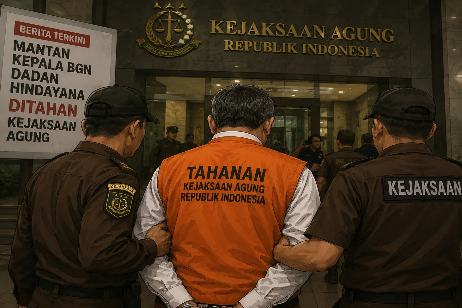 Mantan Kepala BGN Ditahan Kejagung