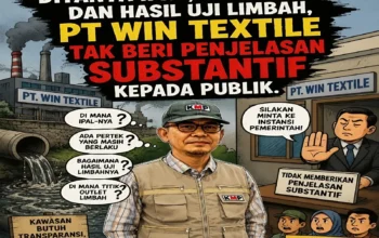 PT Win Textile Purwakarta Enggan Menjawab Substansi Pengelolaan Limbah