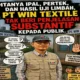 PT Win Textile Purwakarta Enggan Menjawab Substansi Pengelolaan Limbah