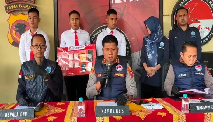 Polres Cianjur Bongkar Peredaran Sabu 270 Gram, 3 Orang Diciduk