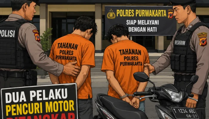 Polres Purwakarta Ringkus Komplotan Curanmor