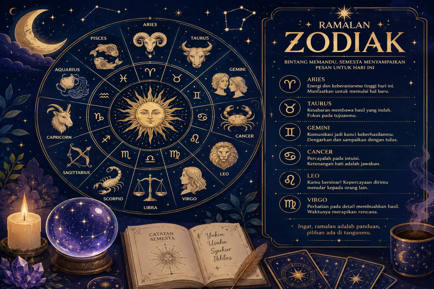 Ramalan 12 Zodiak Jumat Ini, Siapa Paling Beruntung?