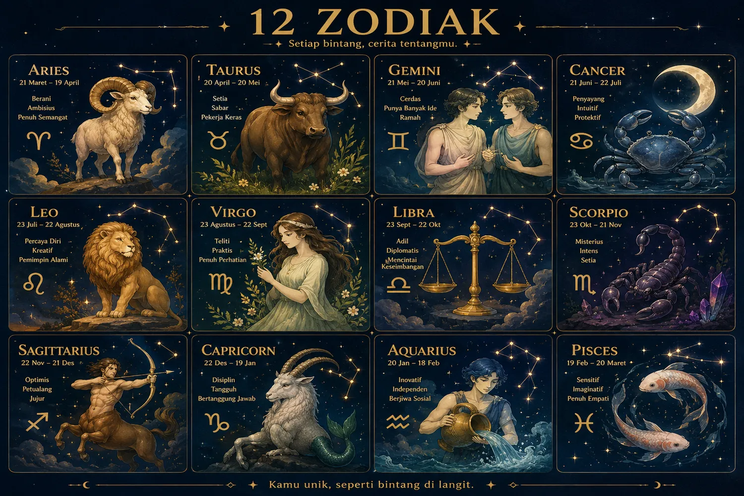 Ramalan Zodiak 15 Juni 2026: Gemini Paling Bersinar, Siapa Berikutnya? 1 Ramalan Zodiak 15 Juni 2026: Gemini Paling Bersinar, Siapa Berikutnya?