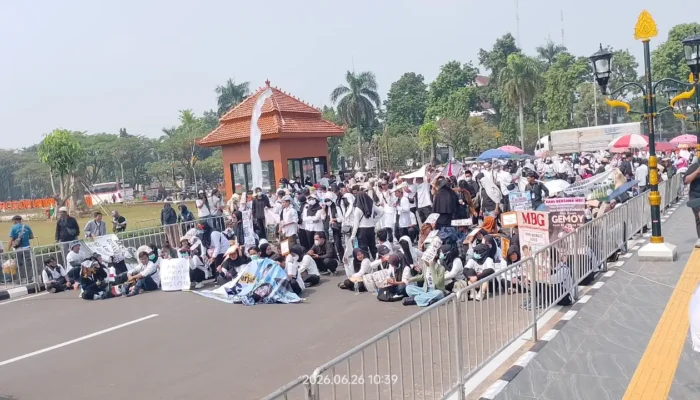 Ratusan Warga Kabupaten Bogor Gelar Aksi Damai Dukung Prabowo Subianto dan Keberlanjutan Program MBG 