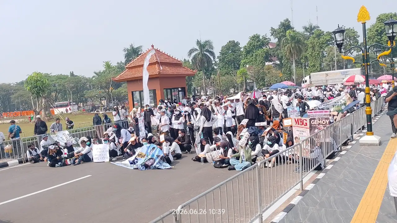Ratusan Warga Kabupaten Bogor Gelar Aksi Damai Dukung Prabowo Subianto dan Keberlanjutan Program MBG 