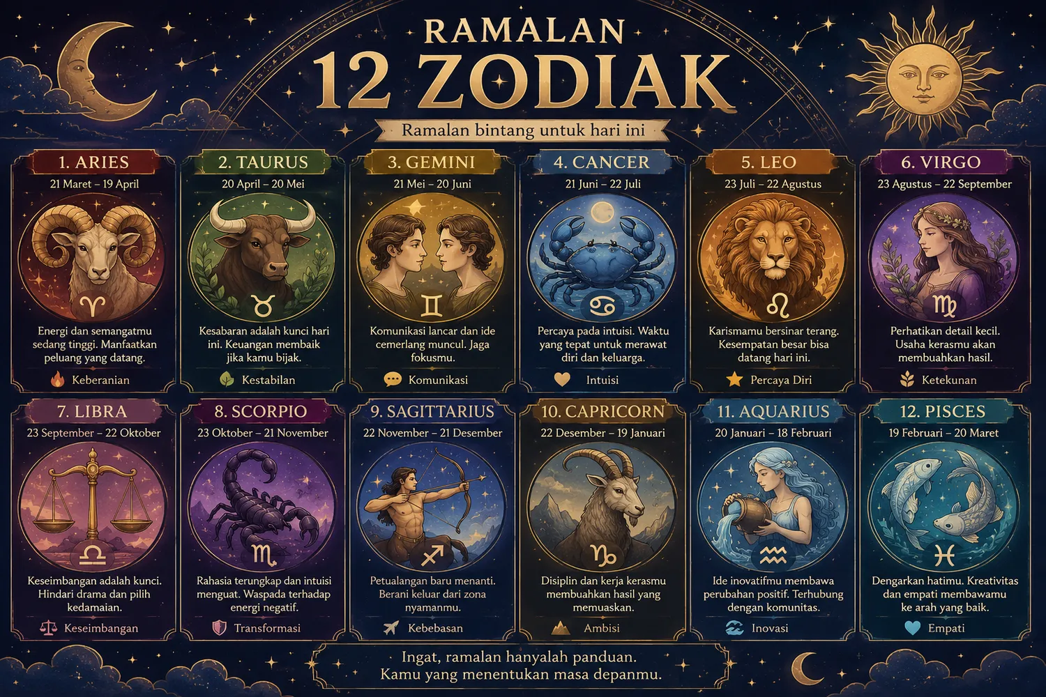 Siapa Zodiak Paling Beruntung Hari Ini? Ini Prediksi Lengkapnya