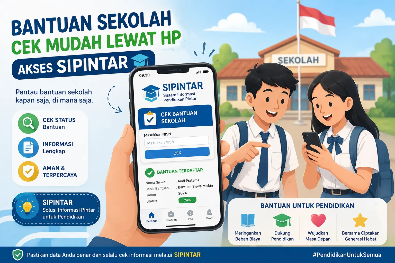 Siswa SD hingga SMK Bisa Cek PIP 2026 Secara Online